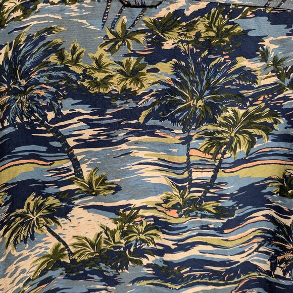 Men's Button Down Hawaiian Short Sleeve Shirt - Picture 4 of 6